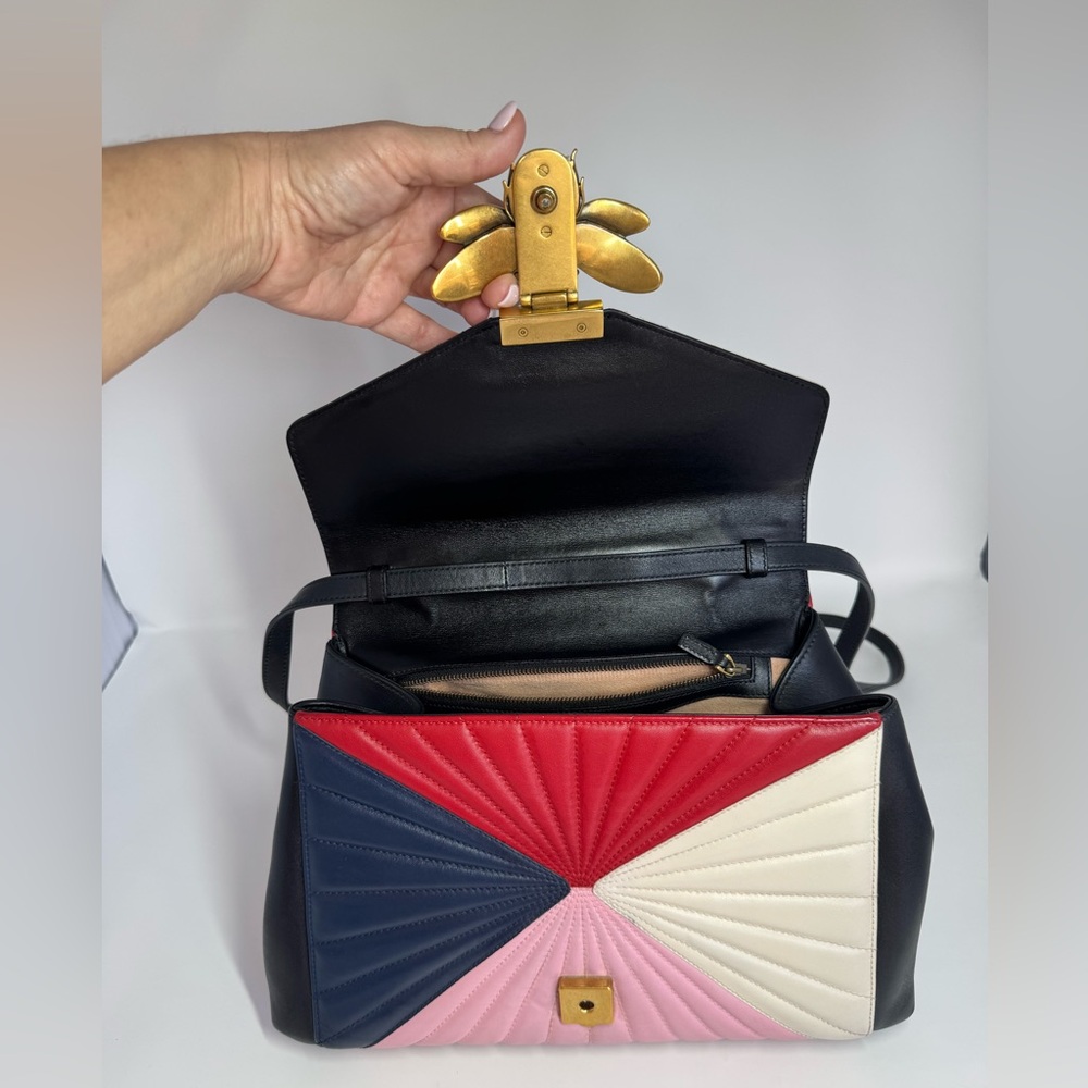 ‼️SOLD‼️Authentic Gucci Queen Margaret Bamboo Top Handle Bag - Picture 11 of 15